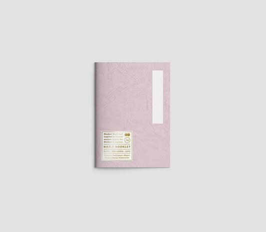 Cuaderno Hanji Booklet A6 Liso-Rosa/Pink HANADURI