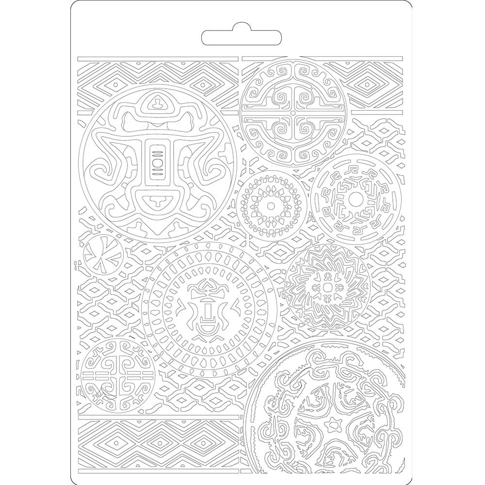 Molde Flexible A5 Amazonia Textura K3PTA573 Stamperia