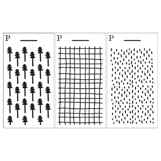 Plantillas Stencil Invierno22 Pack2 Paperinky