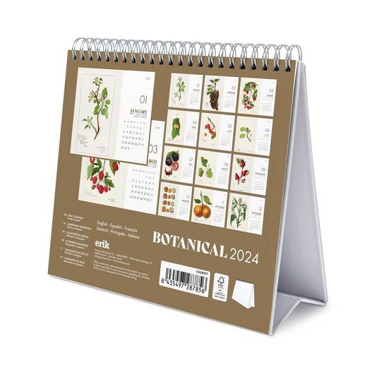 Calendario de sobremesa Botany 2024