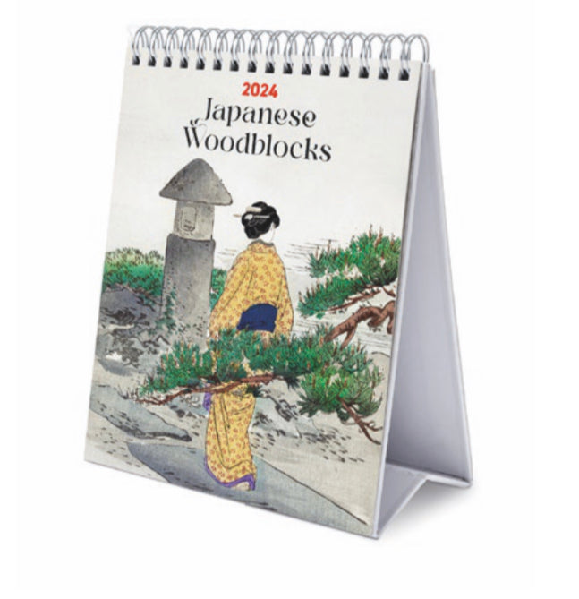 Calendario de sobremesa Japanese Woodblocks 2024