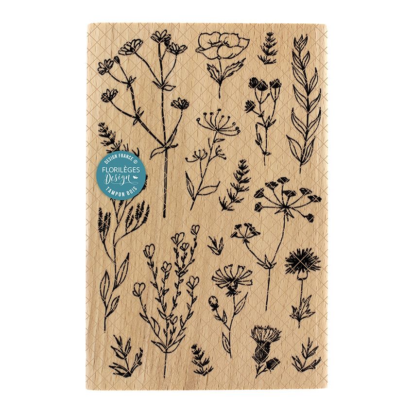 Sello de madera Collection naturelle Florileges