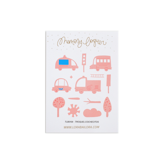 Troquel Cochecitos Little M Lora Bailora