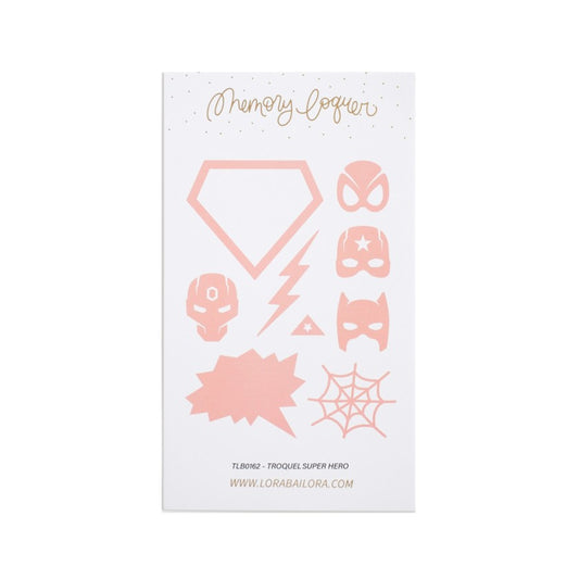 Troquel Super Hero Little M Lora Bailora