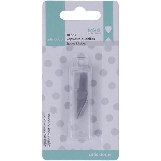 Repuesto Caja 10 cuchillas tipo estilete - Artis Deco