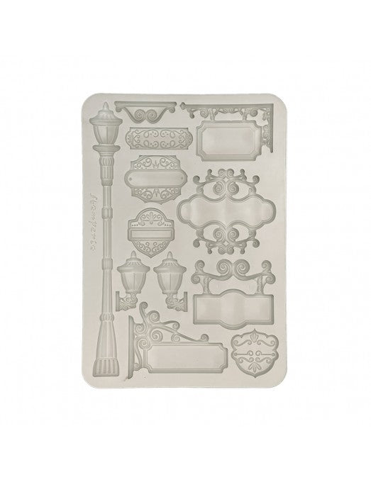 Molde Silicona A5 Art of Travelling Plates Stamperia