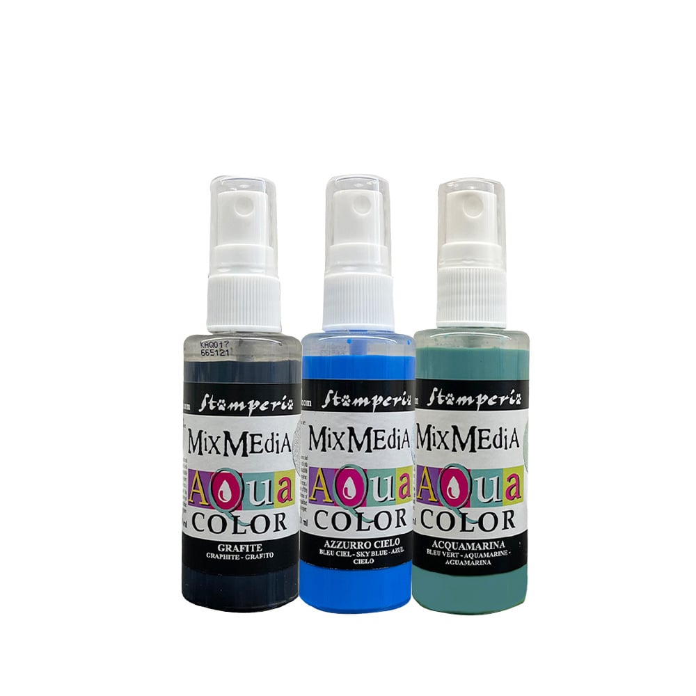 Aquacolor spray Set Art of Travelling KAQ004 Stamperia