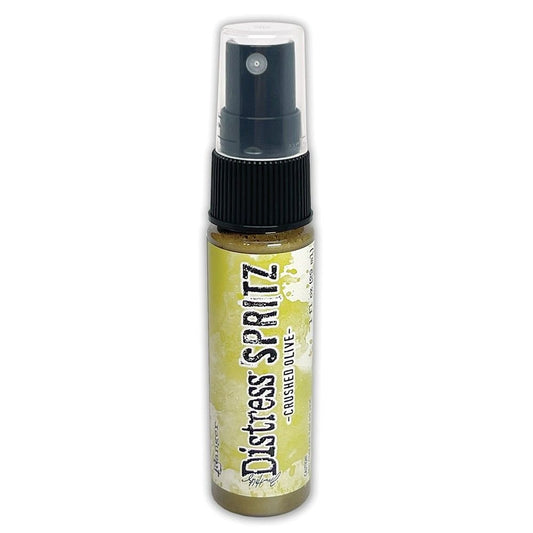 Tinta Distress Spritz Crushed Olive - Range