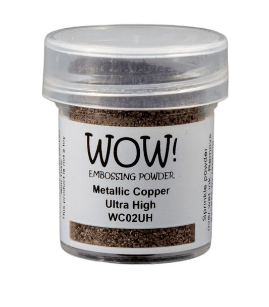 Polvos de embossing WOW Metallic Copper Ultra High