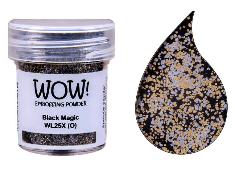 Polvos de embossing Wow Black Magic