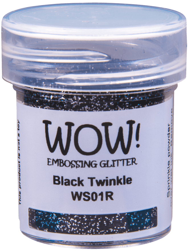 Polvos de embossing Wow Black Twinkle