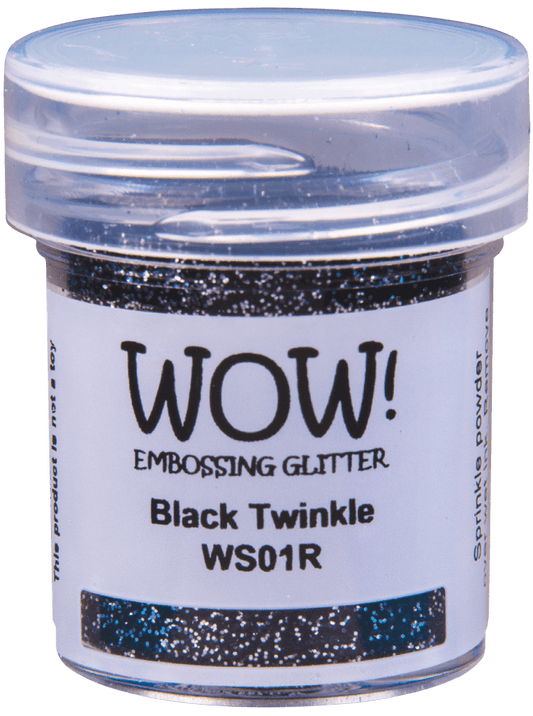 Polvos de embossing Wow Black Twinkle