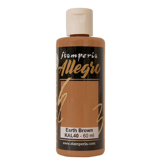 Pintura Allegro Earth Brown KAL40 Stamperia
