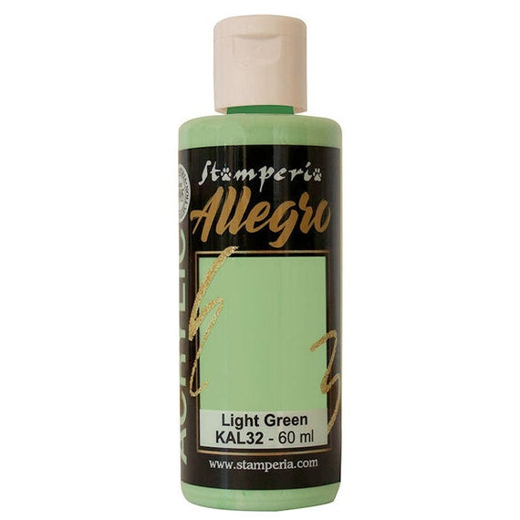 Pintura Allegro Light Green KAL32 Stamperia