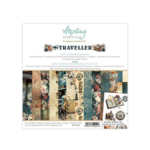 Coleccion Traveller 6x6 Mintay Papers