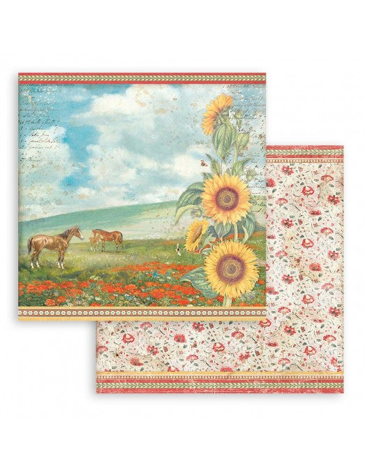Colección Sunflower Art 30x30 Stamperia