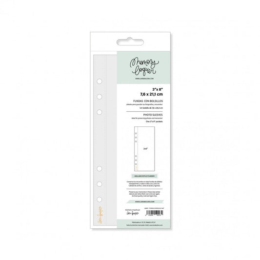 Fundas 3x8 con un bolsillo Memory Loquer