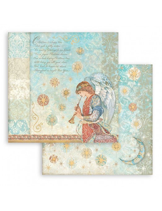 Colección Christmas Greetings Stamperia 20x20