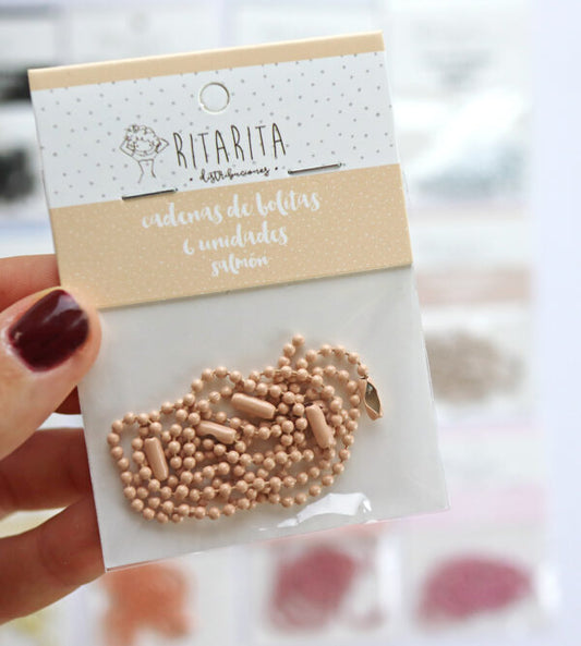 Cadenas 6 unidades Salmón Alua Cid