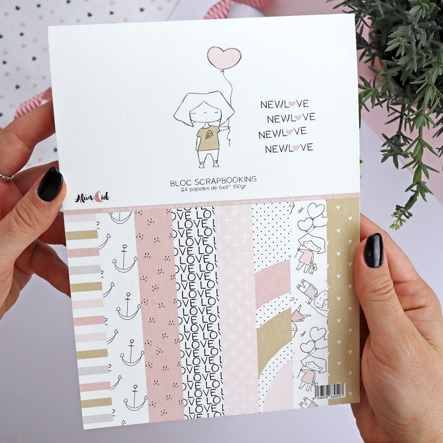Bloc New love 6x8” Alúa Cid