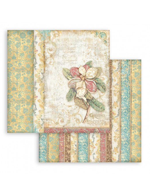 Colección Christmas Greetings Stamperia 20x20