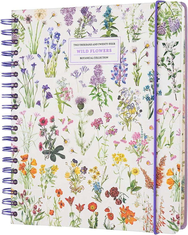 Agenda semana vista Big size Wild flowers Kokonote