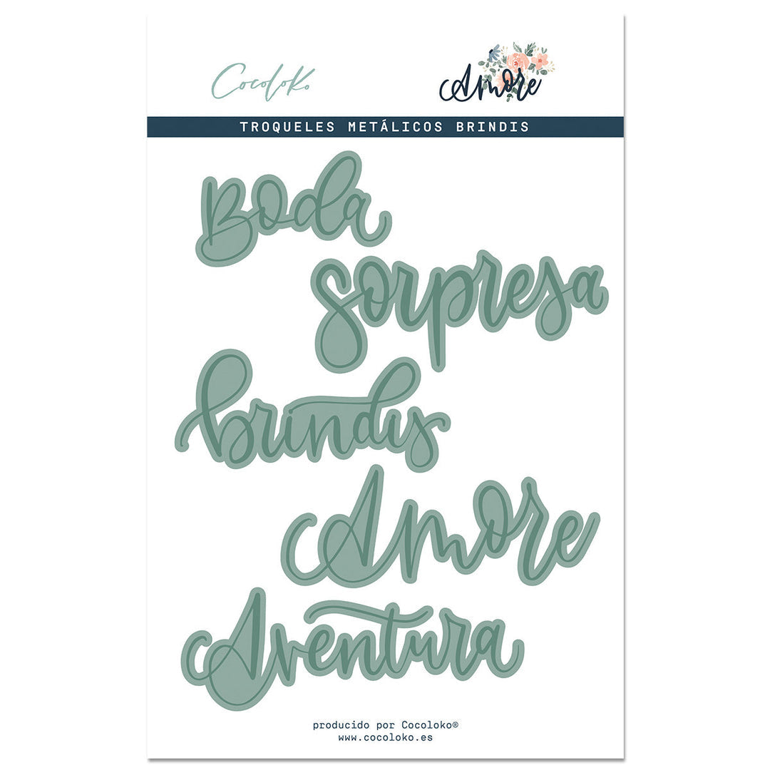 Troqueles “Brindis” Amore Cocoloko