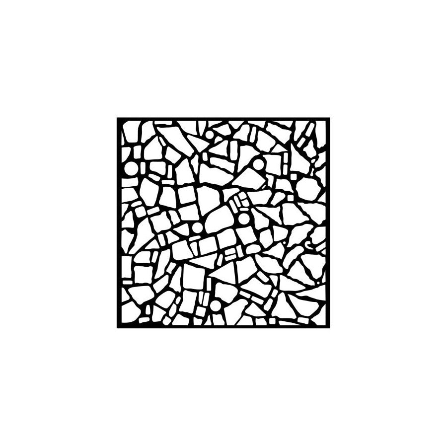 Stencil Blue Dream Mosaico Stamperia 18x18