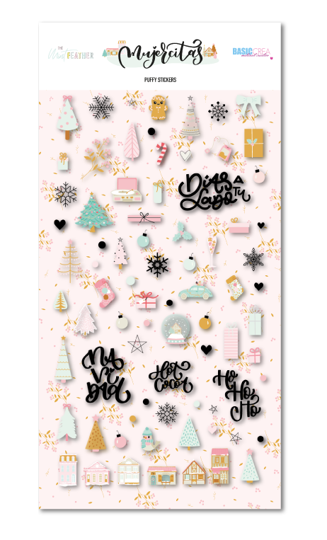 Puffy Stickers Mujercitas