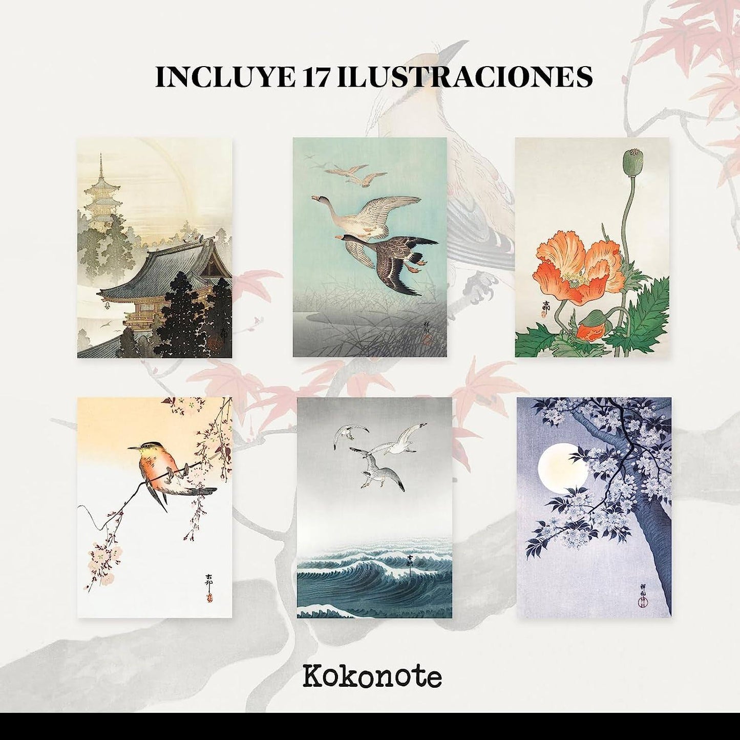 Agenda semana vista Japanese Art Kokonote