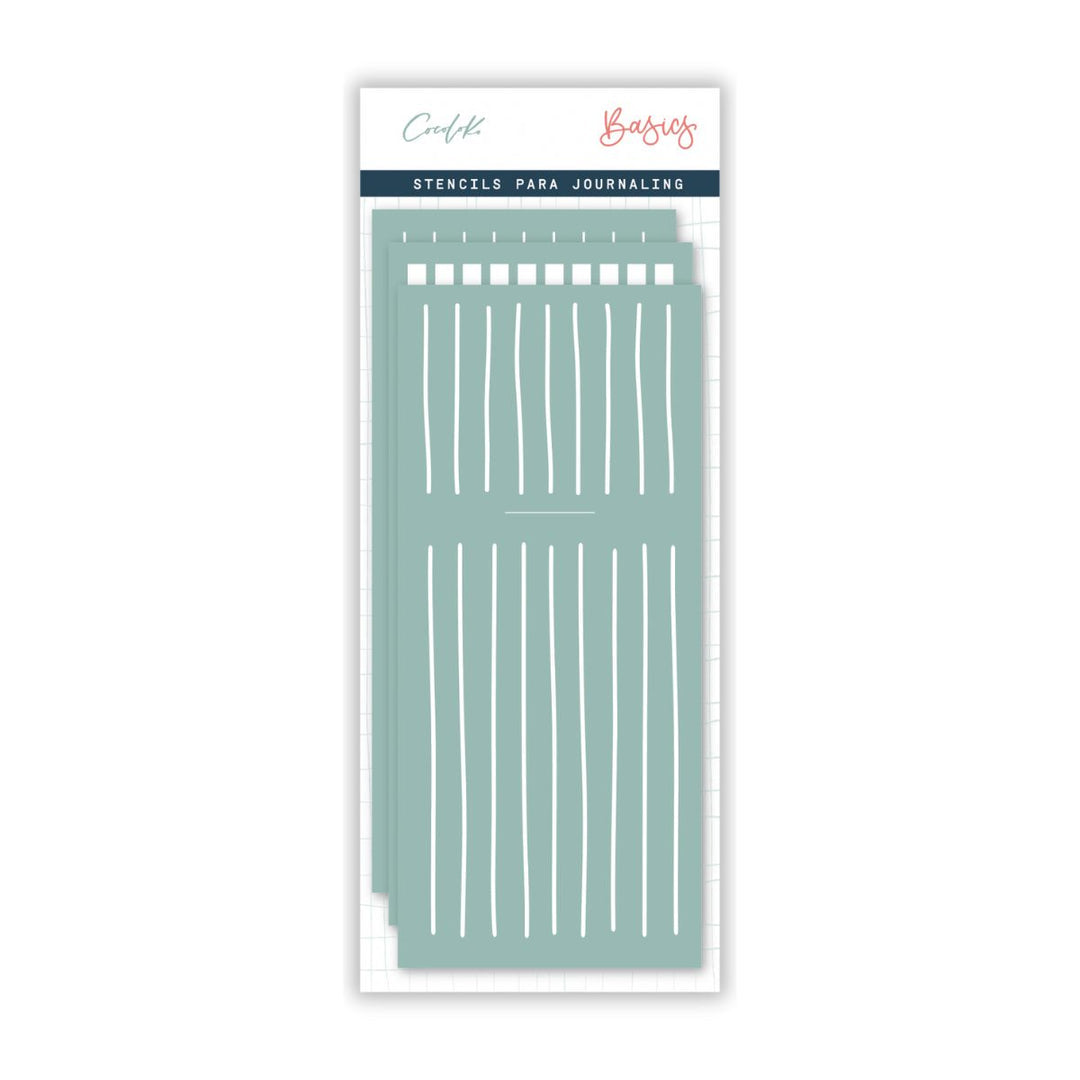 Set de 3 stencil para journaling  Cocoloko