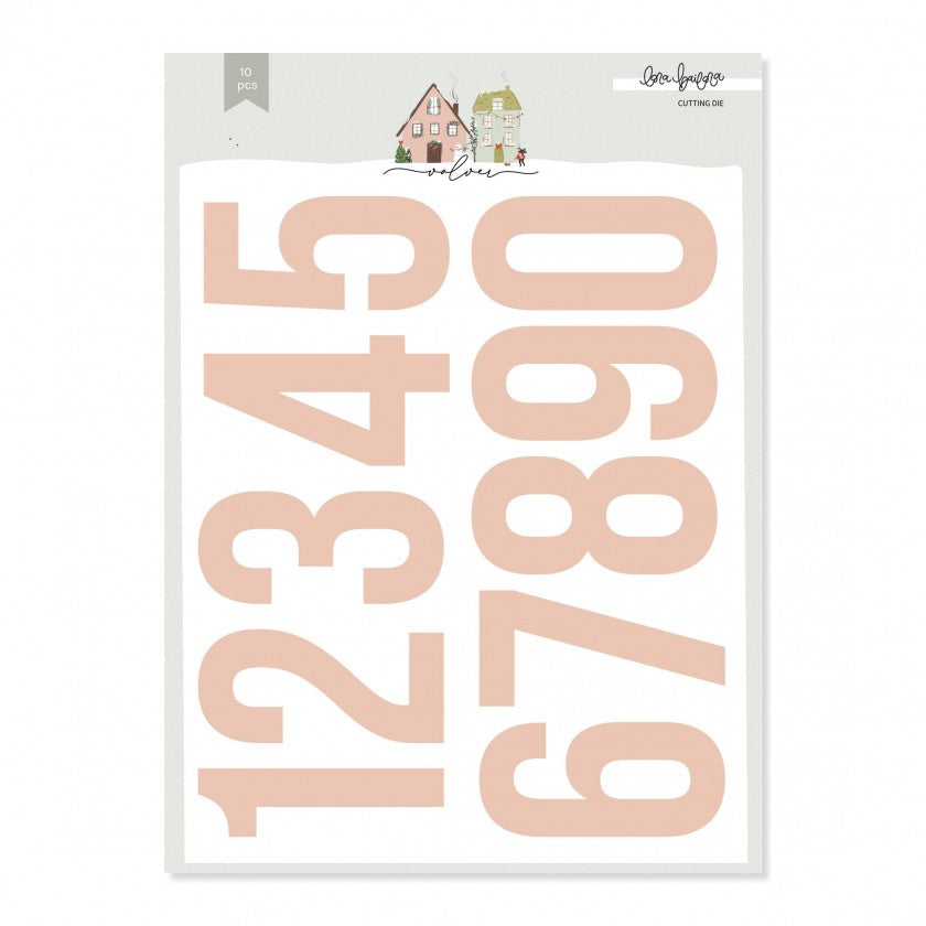 Troquel números XL Volver Lora bailora