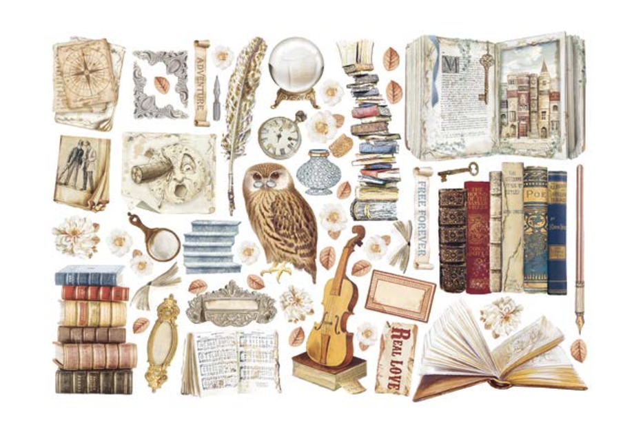 Ephemera Vintage Library Stamperia