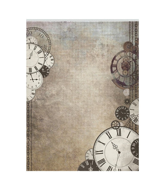 Papel de arroz 10 Relojes Artis Decor