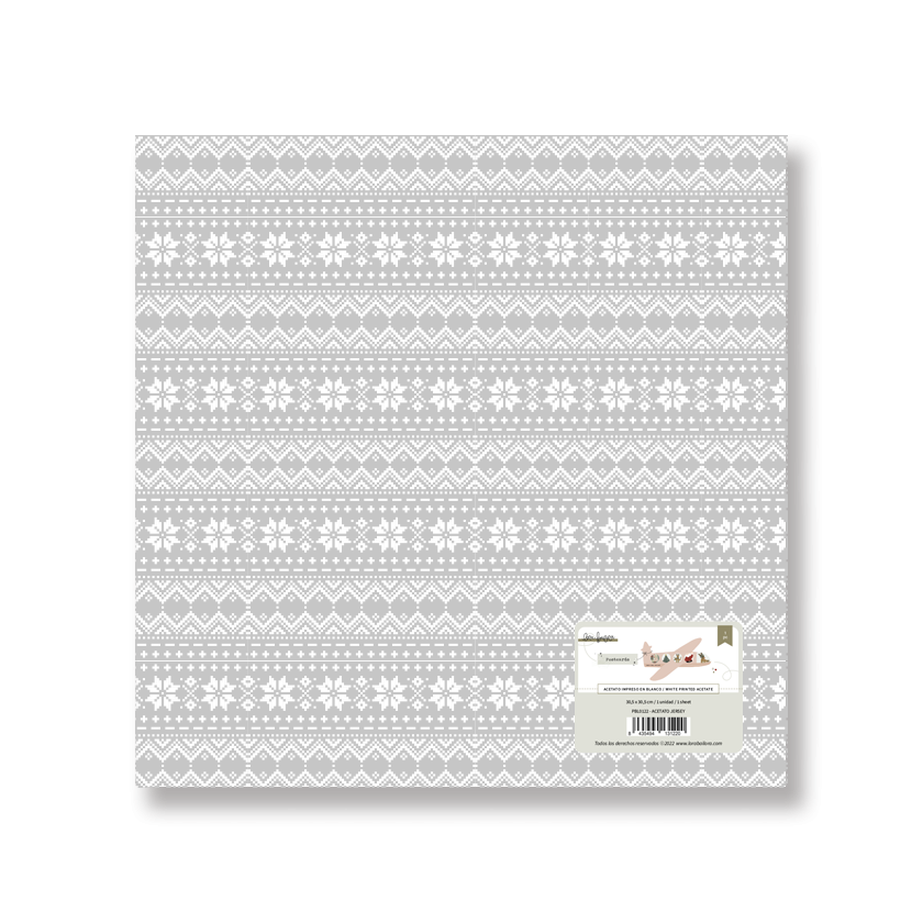 Acetato impreso Jersey 30x30 Postcards
