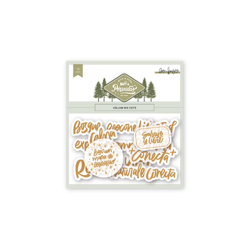 Die cuts vellum Perseidas