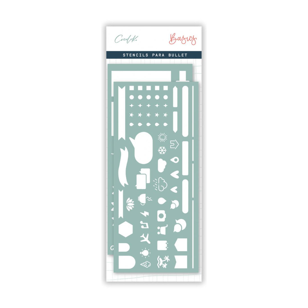Set de 2 stencil para bullet Cocoloko