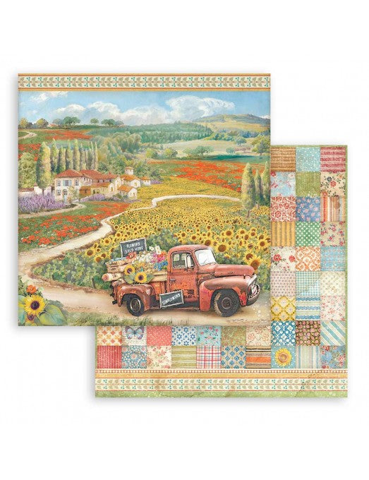 Colección Sunflower Art 30x30 Stamperia