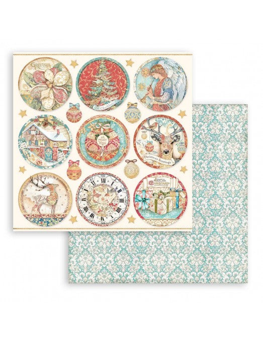 Colección Christmas Greetings Stamperia 20x20