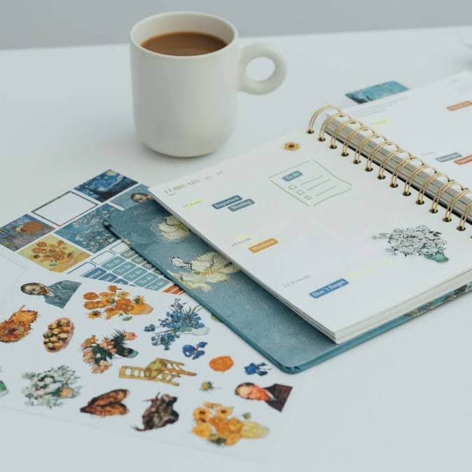 Agenda semana vista Vincent Van Gogh Kokonote