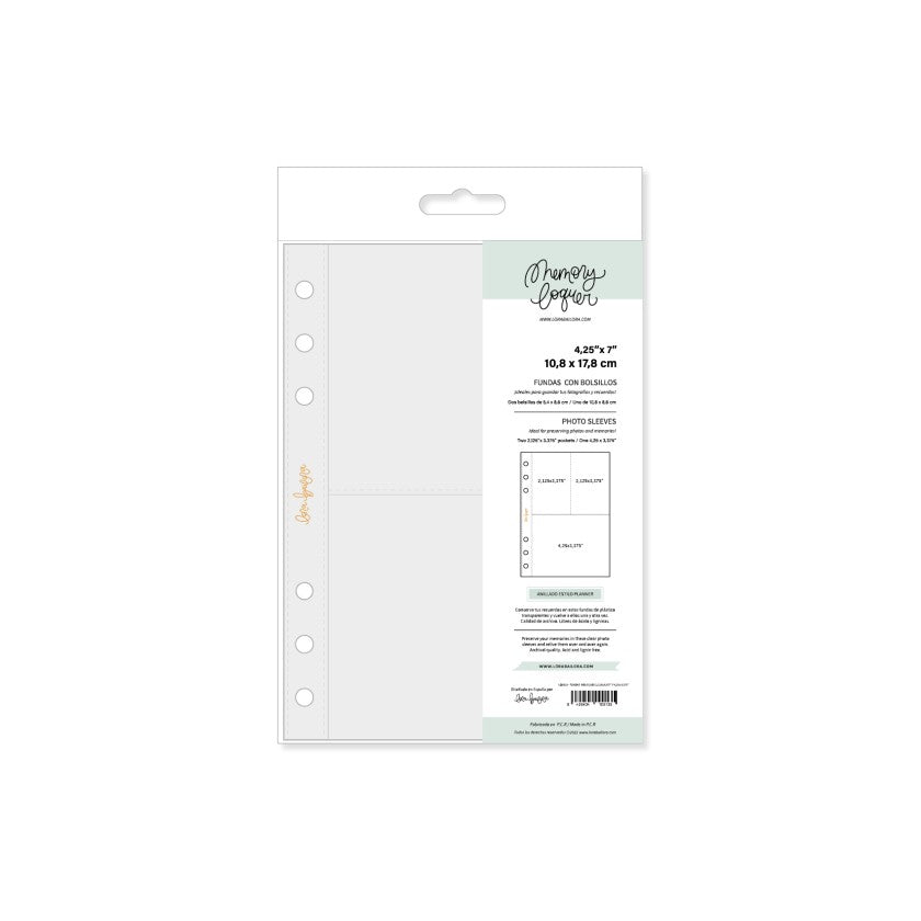 Set de fundas 4,25x7 3 bolsillos Memory Loquer