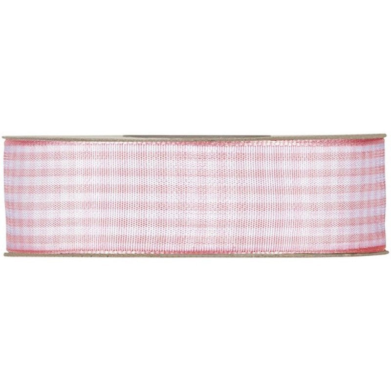 1 m Cinta Rosa Vichy 25mm