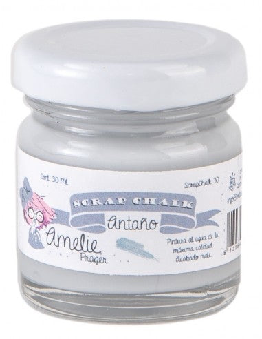 Pintura Tiza Chalk paint Antaño 30ml Amelie Prager