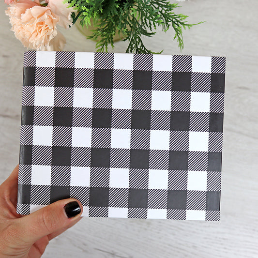 Álbum 4x4 Cuadros Negro Alua