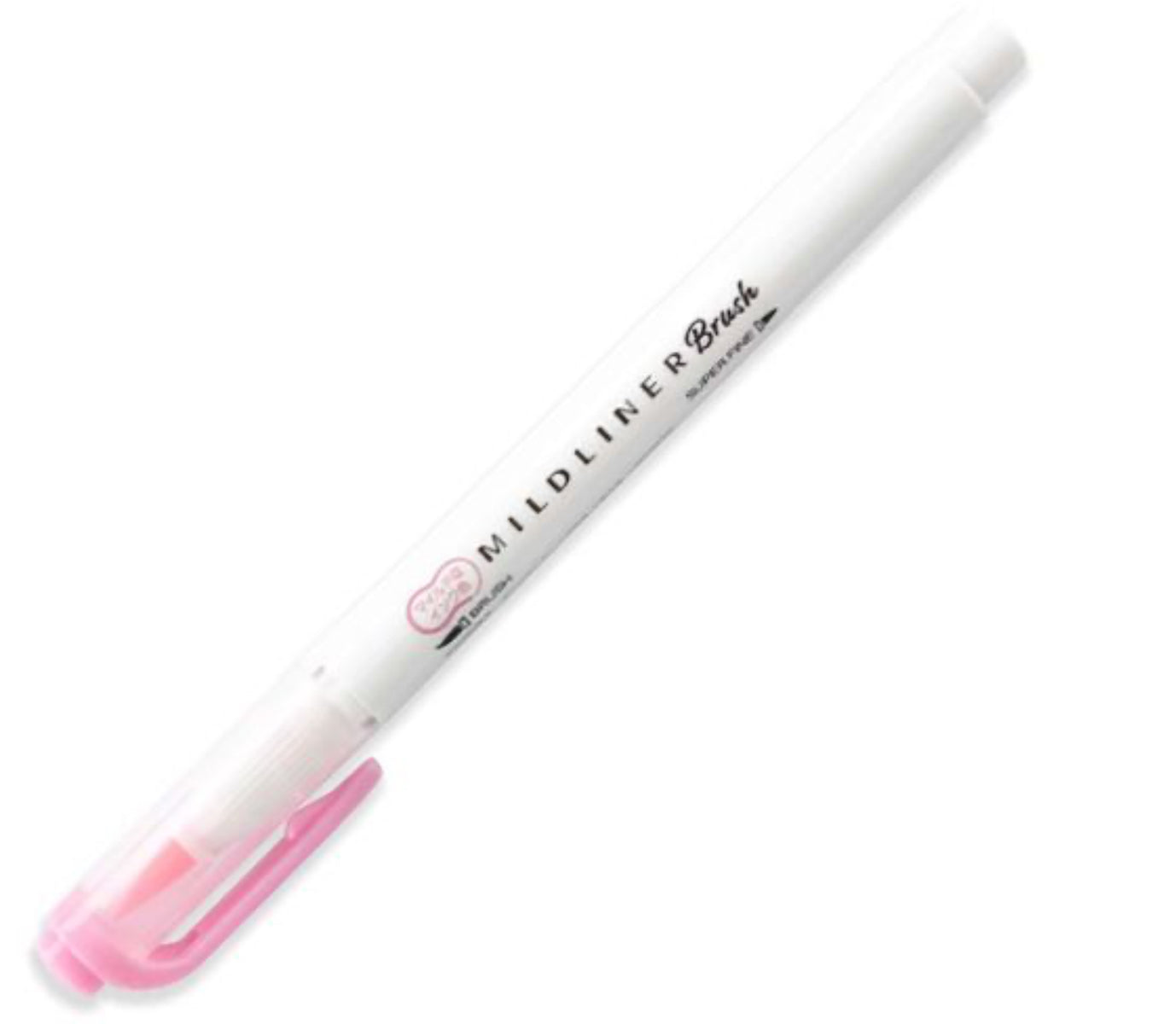 ZEBRA | Mildliner Brush Pen Rotulador Doble Punta Rosa Fluorescente-Pink