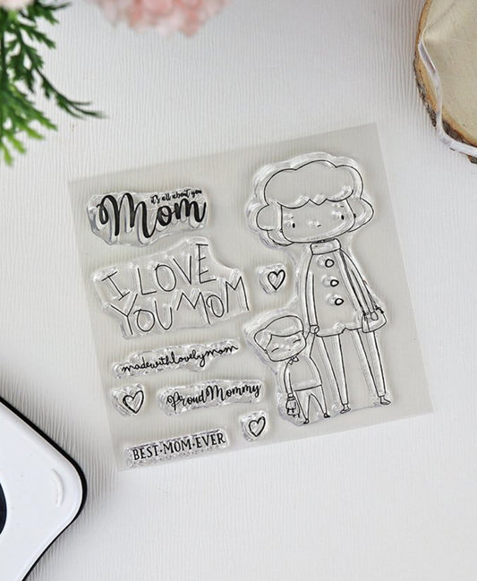 Sello Mom Inglés Alua Cid