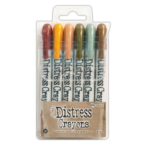 Tim Holtz Distress Crayons Set n° 10, 6 uds
