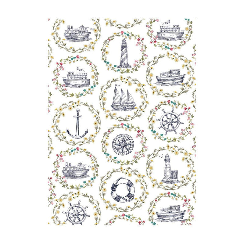 Papel Découpage col. III Sea Diary Vintage Odyssey