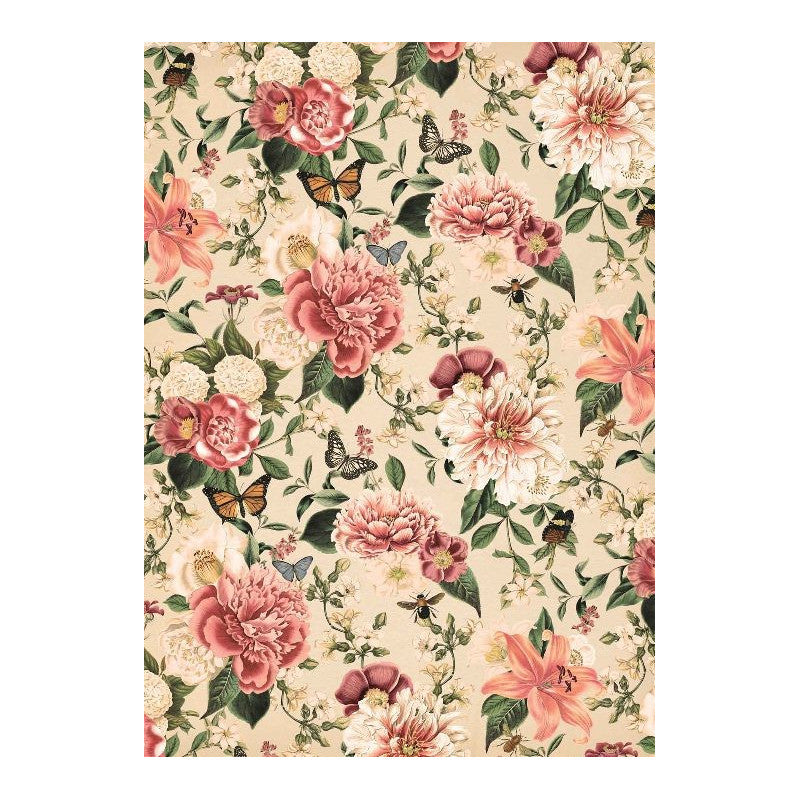 Papel Découpage col. I Flower Diary Vintage Odyssey