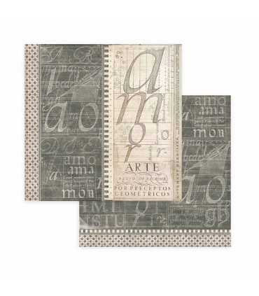 Colección Calligraphy 20x20 Stamperia